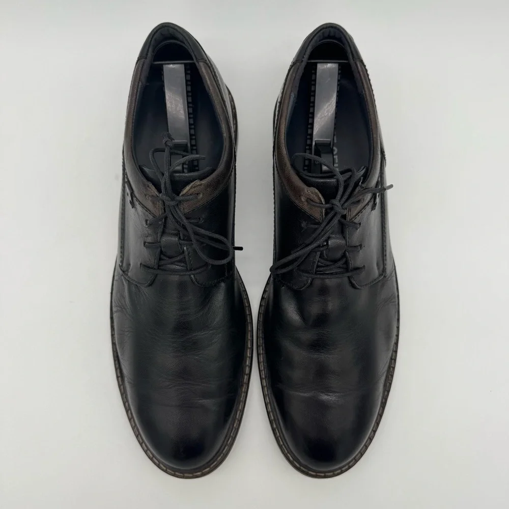 Josef Seibel Earl Black Leather Oxford Size 45/11-11.5